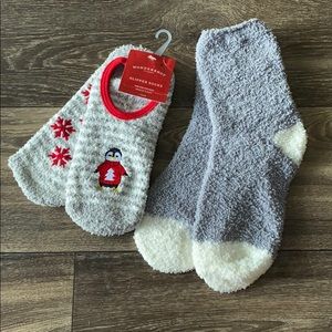 Fuzzy Holiday Socks